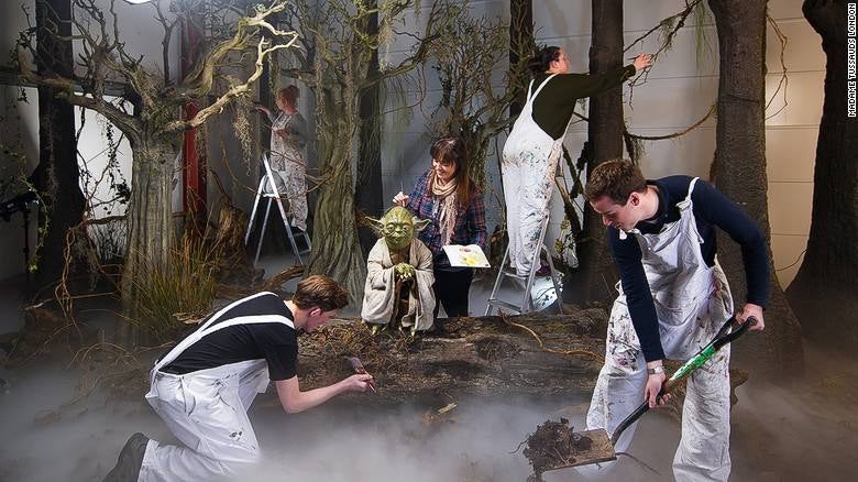 Asombrosas figuras de cera de los personajes de Star Wars en el Madame Tussauds
