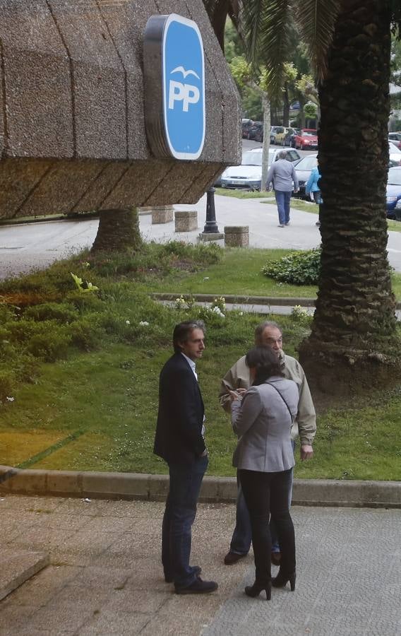 La noche electoral en el PP