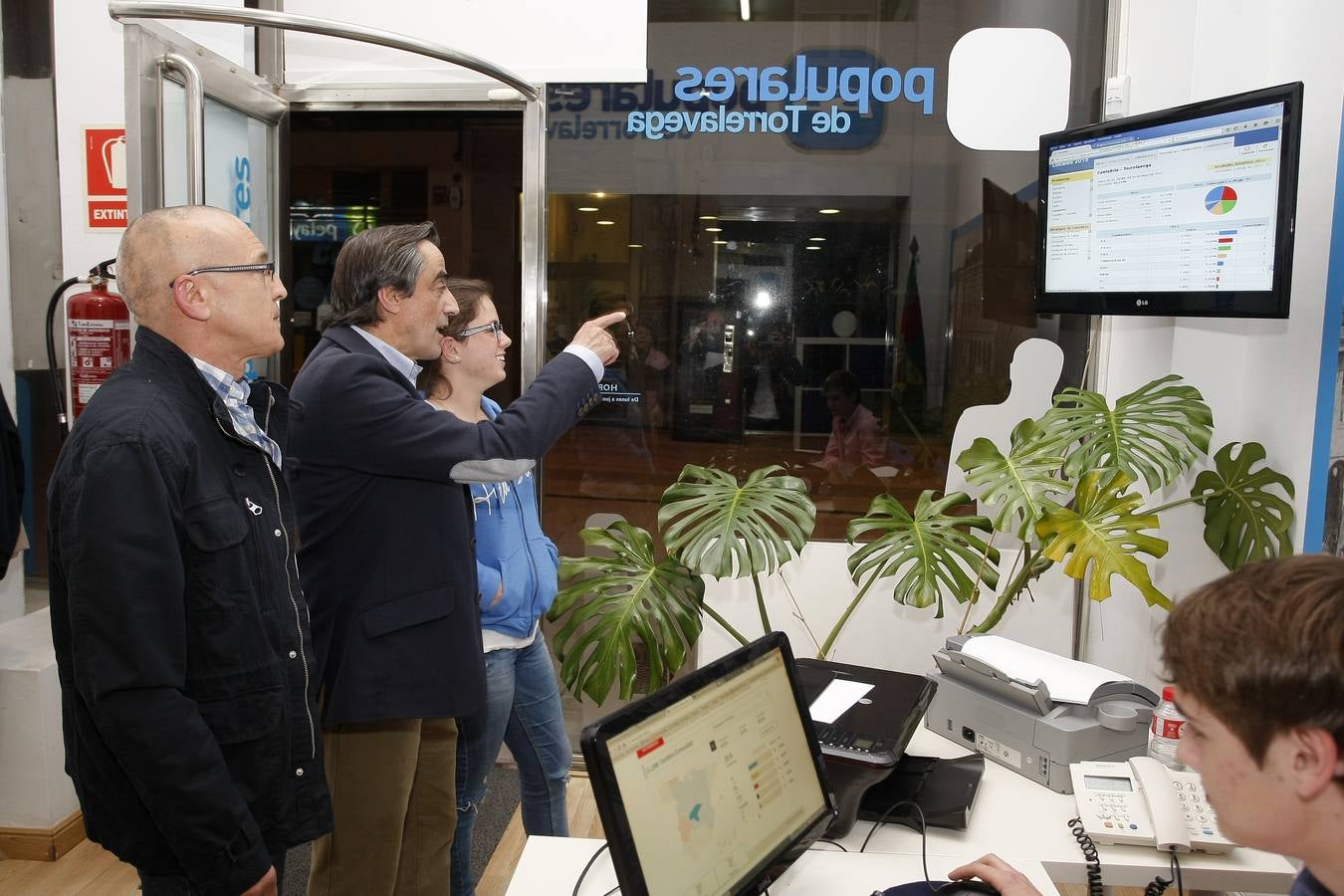 La noche electoral en el PP