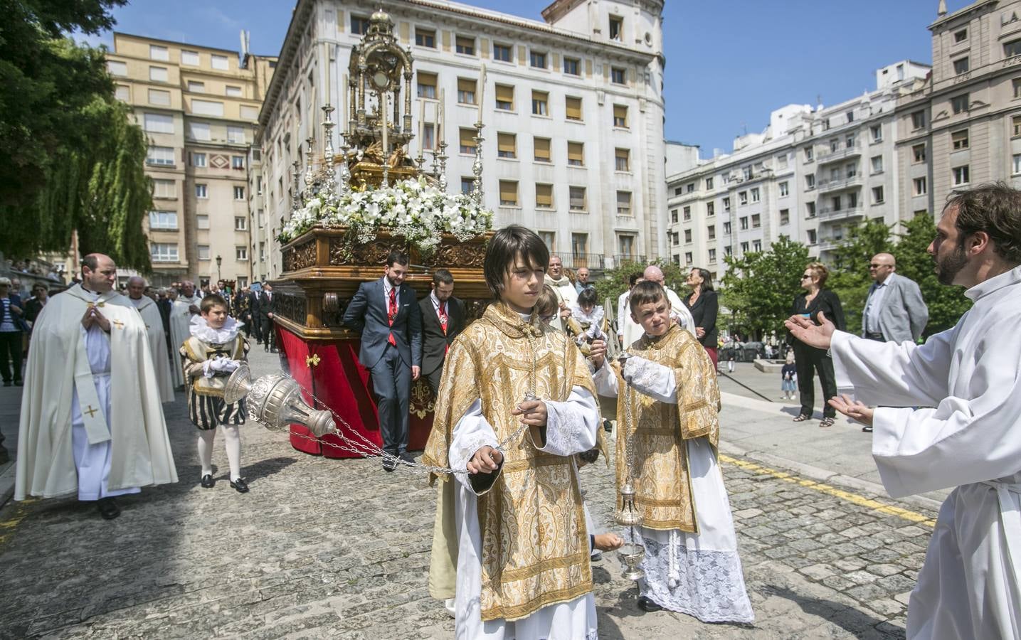Procesión del Corpus Cristi en Santander