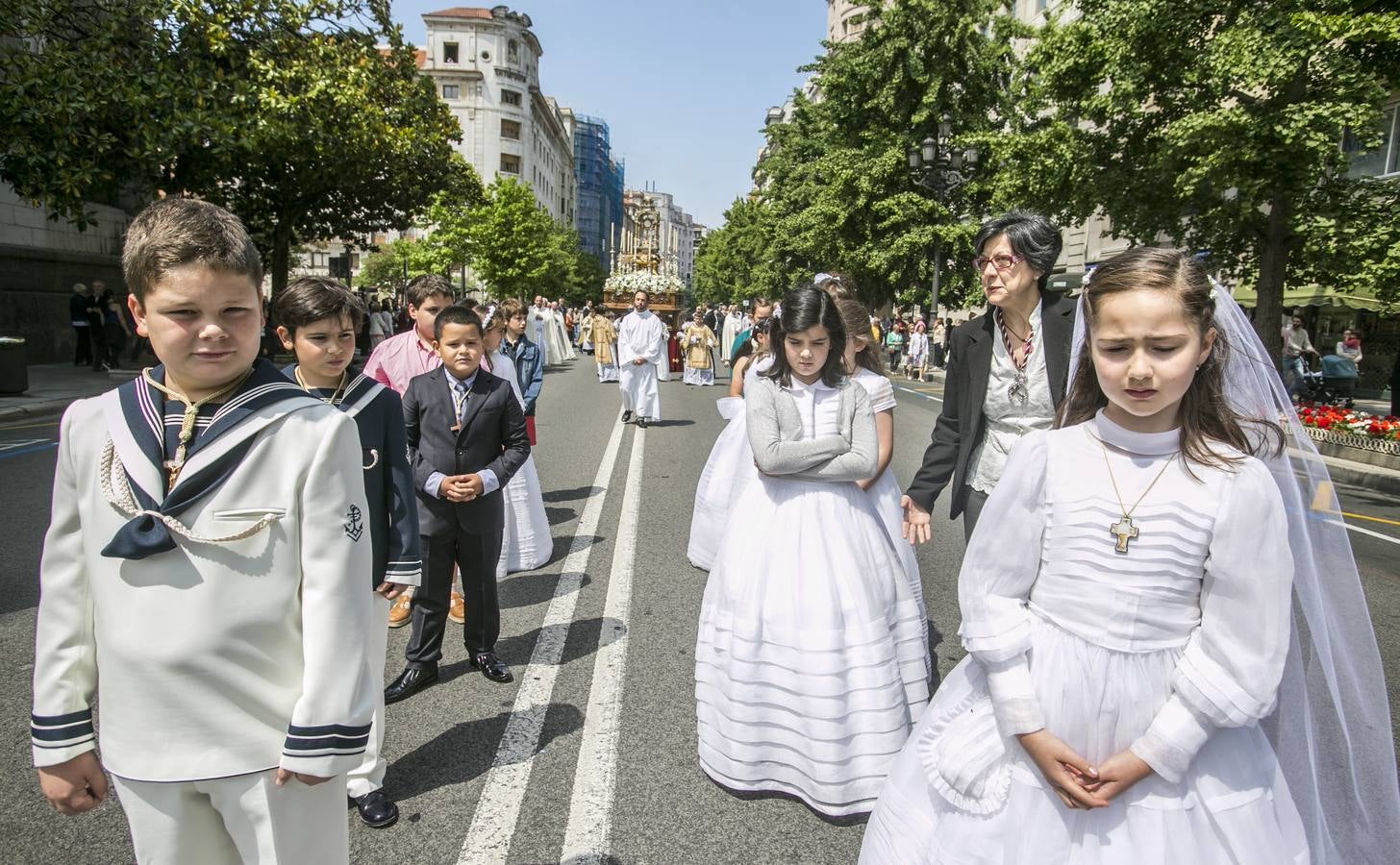 Procesión del Corpus Cristi en Santander