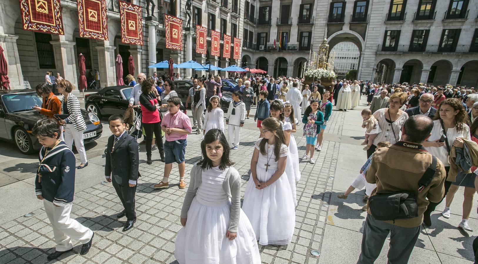 Procesión del Corpus Cristi en Santander