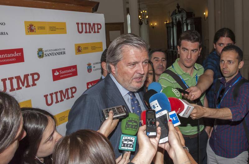 Inauguración de los cursos de verano de la UIMP, con Méndez Vigo