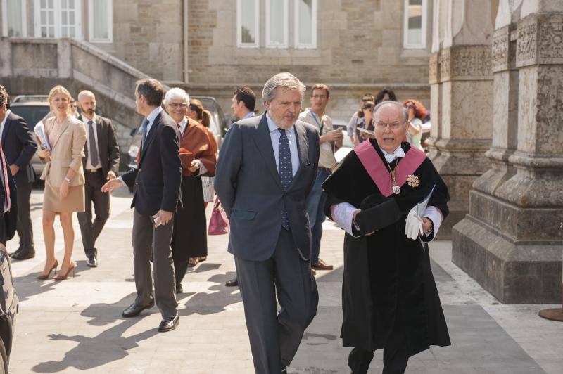 Inauguración de los cursos de verano de la UIMP, con Méndez Vigo