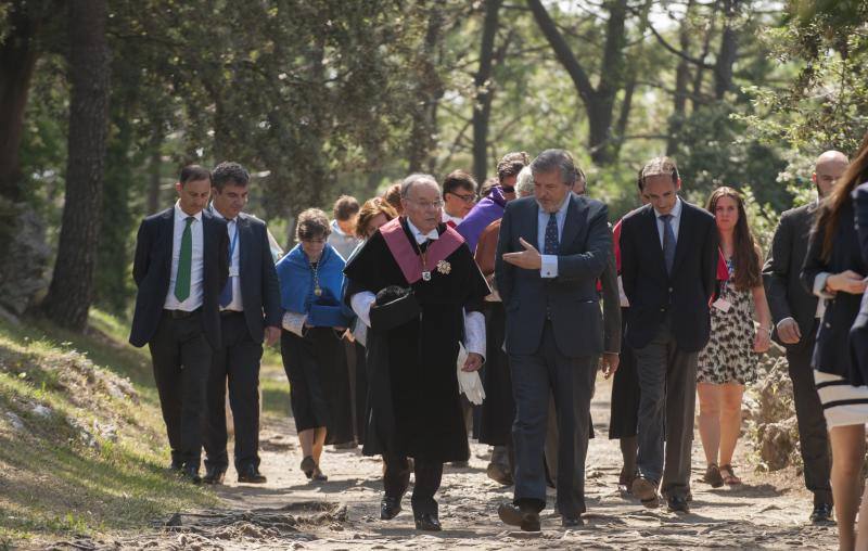 Inauguración de los cursos de verano de la UIMP, con Méndez Vigo