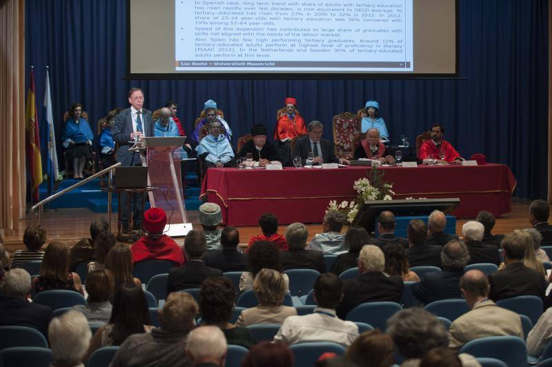 Inauguración de los cursos de verano de la UIMP, con Méndez Vigo