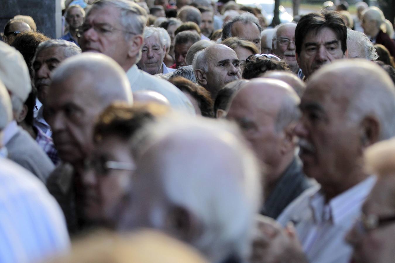 Caos entre los pensionistas griegos