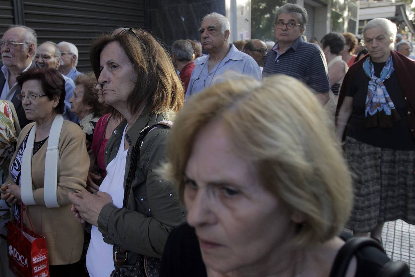 Caos entre los pensionistas griegos