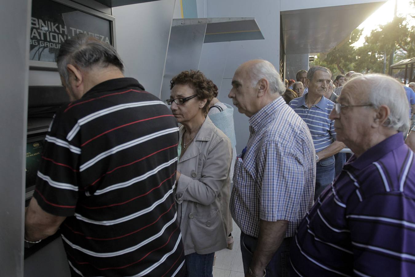 Caos entre los pensionistas griegos