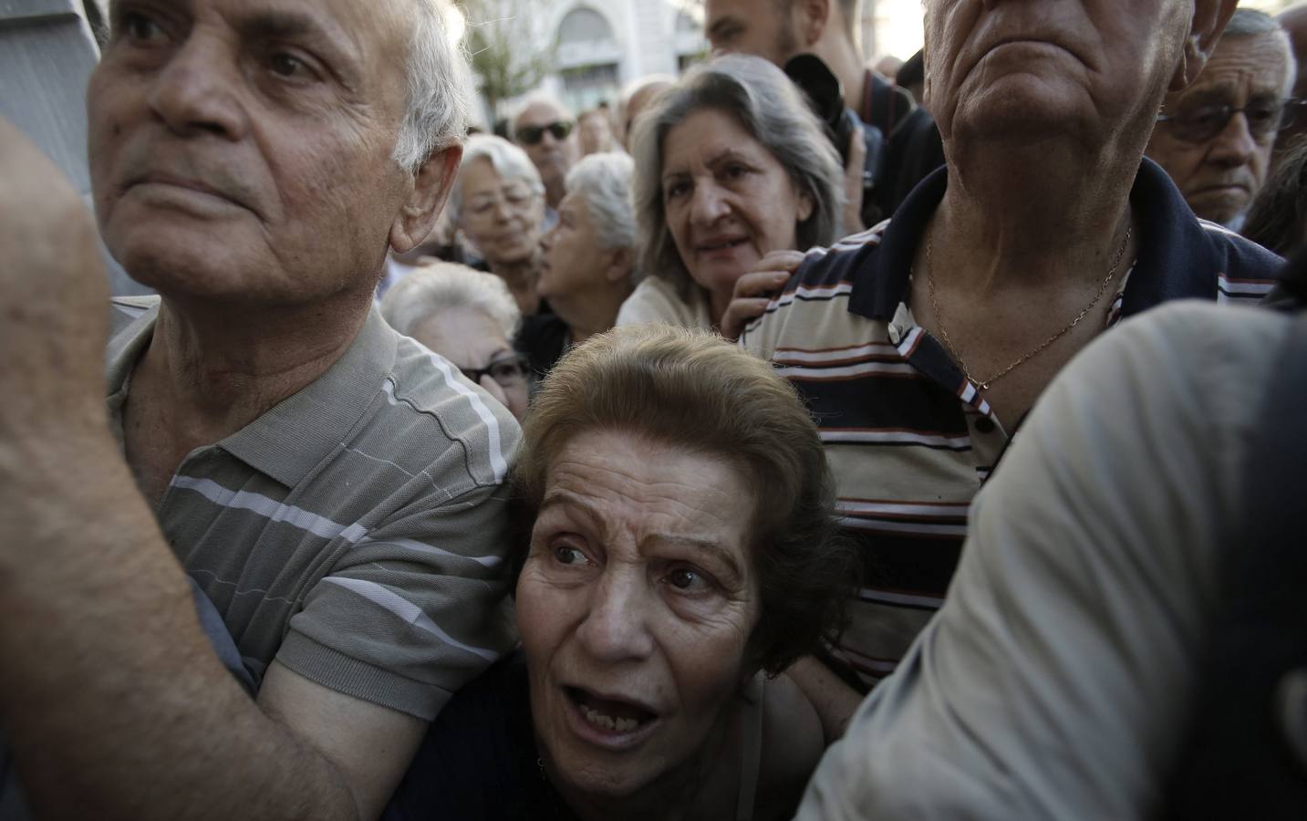 Caos entre los pensionistas griegos