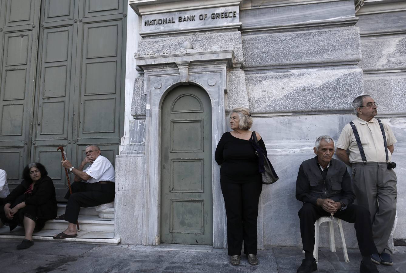 Caos entre los pensionistas griegos