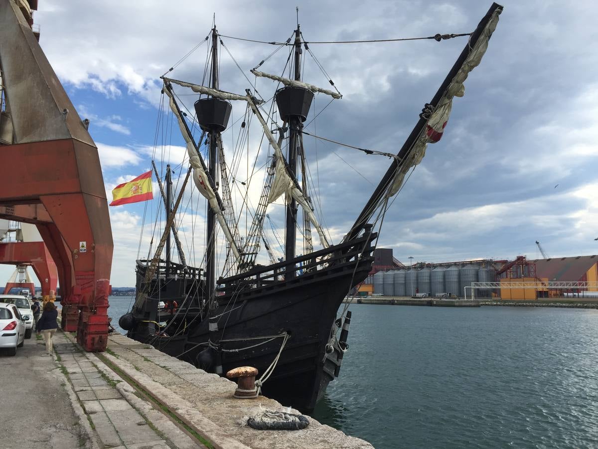 La Nao Victoria ya está en Santander