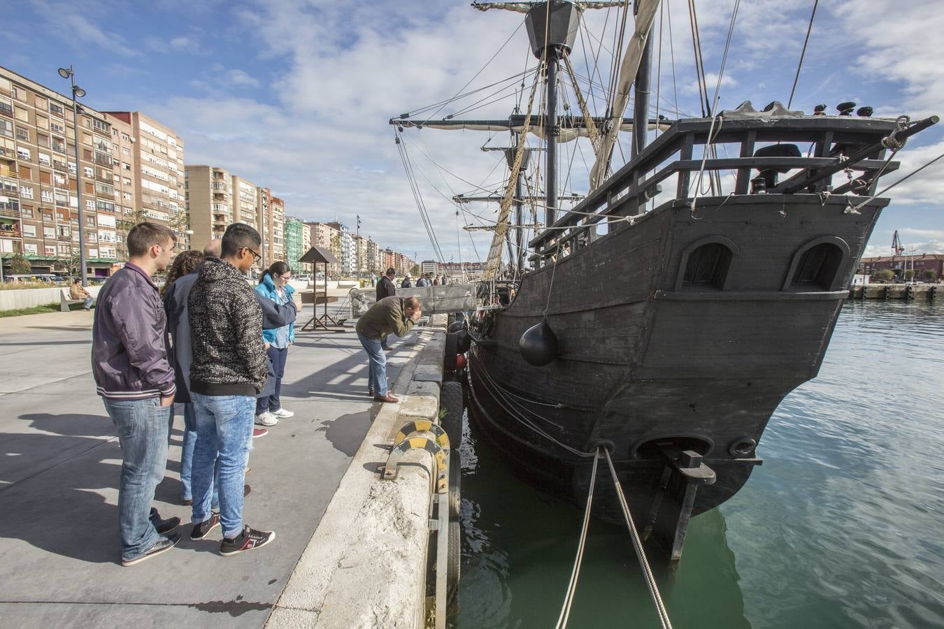 La Nao Victoria ya está en Santander