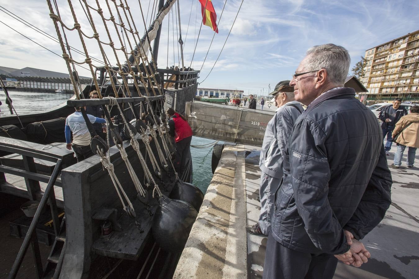 La Nao Victoria ya está en Santander