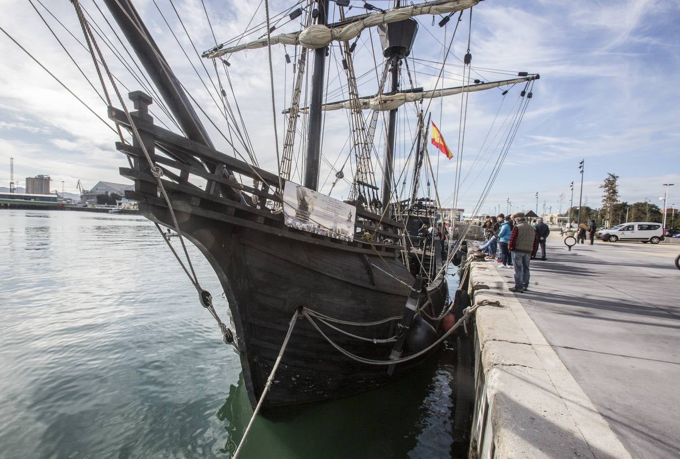 La Nao Victoria ya está en Santander