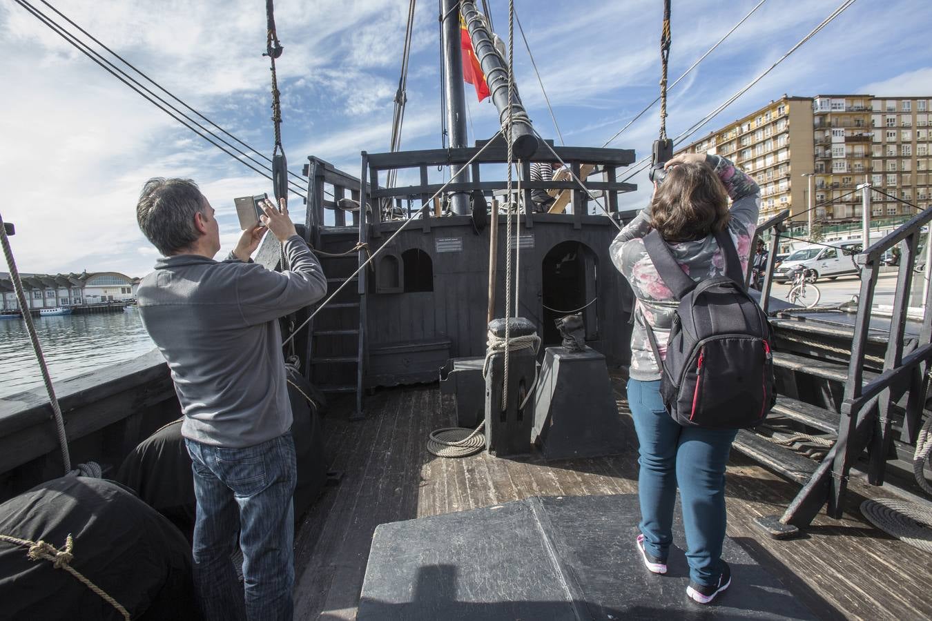 La Nao Victoria ya está en Santander