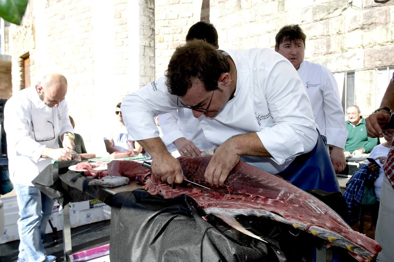 Ronqueo de atún en Torrelavega