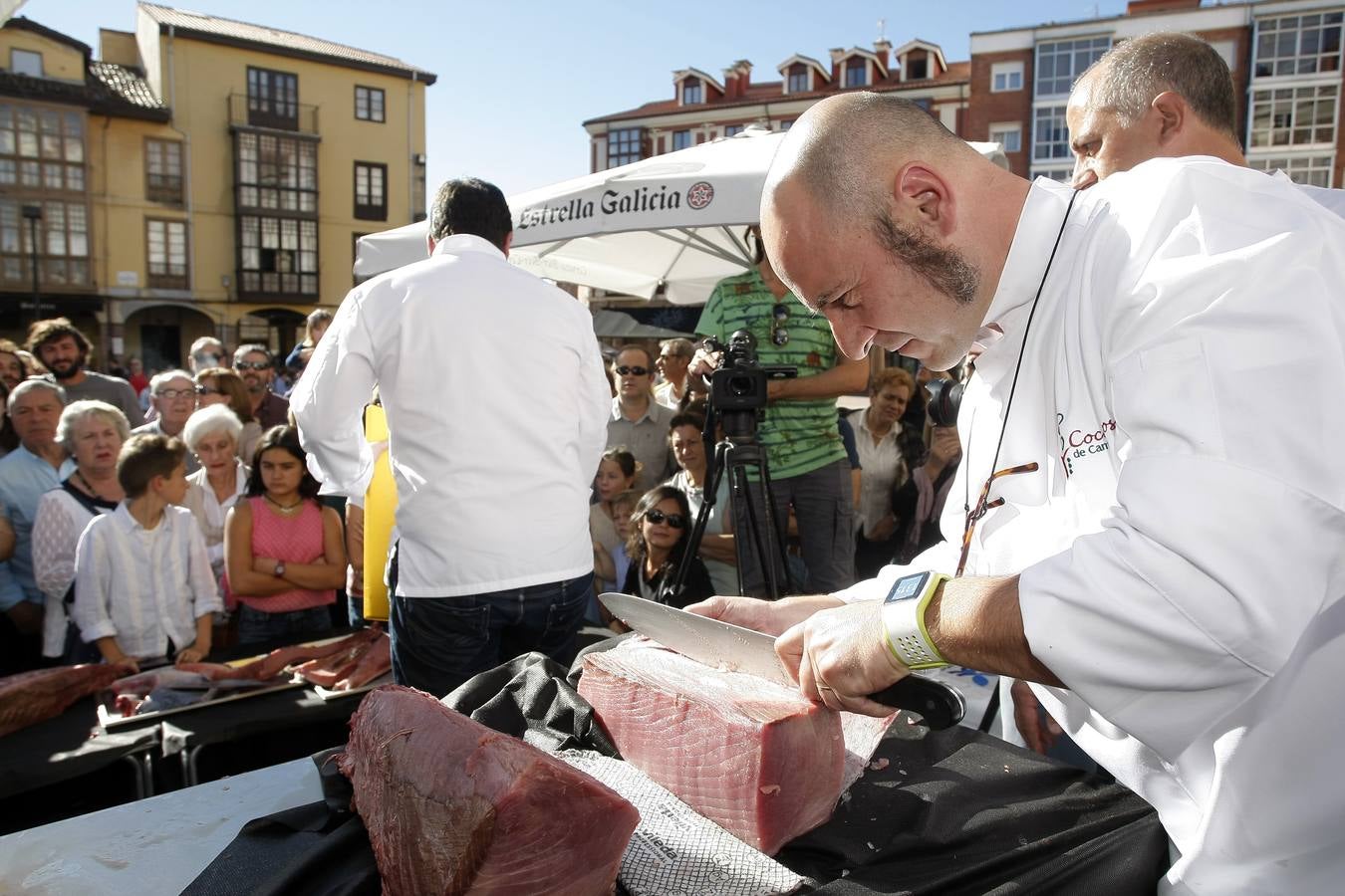 Ronqueo de atún en Torrelavega