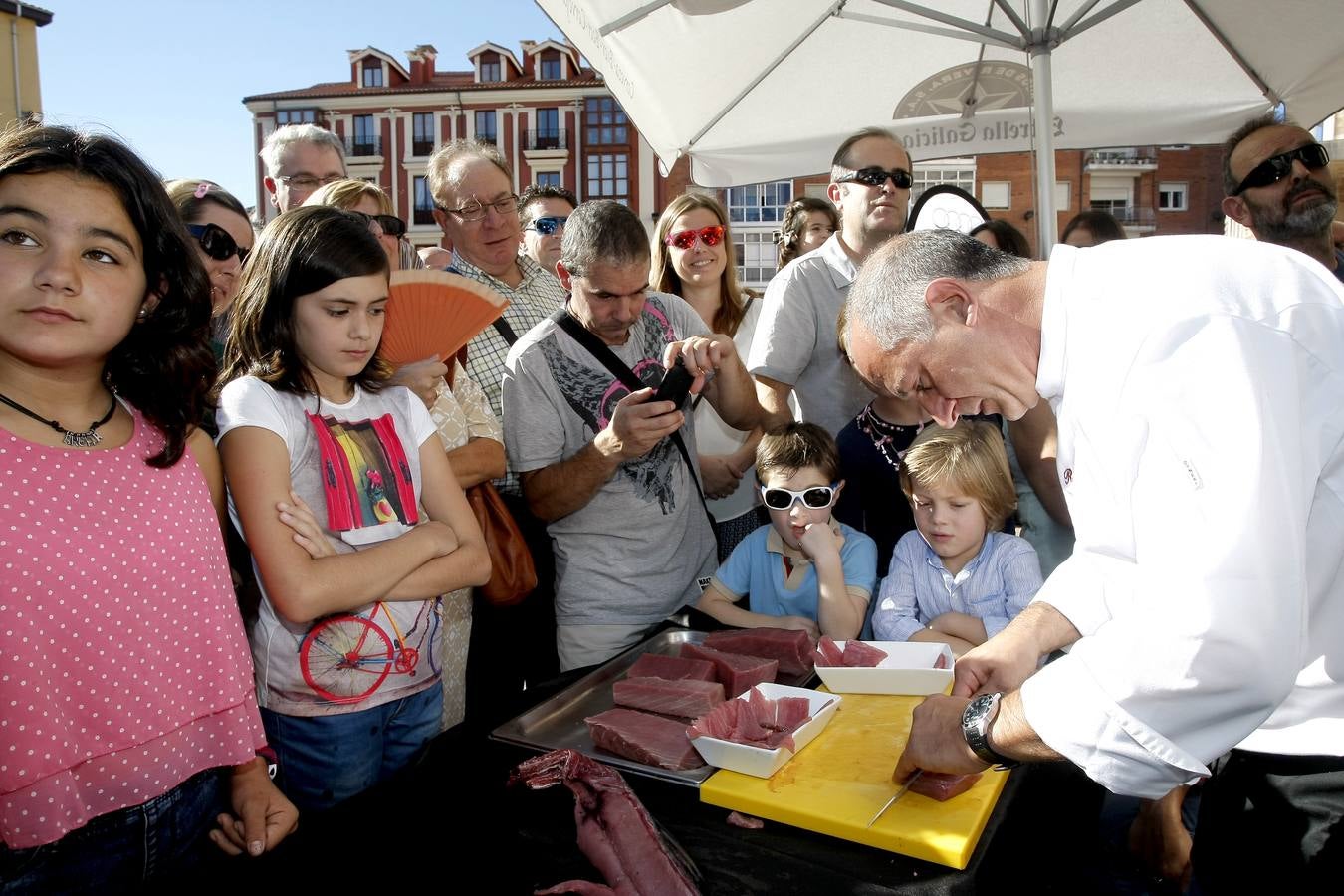 Ronqueo de atún en Torrelavega