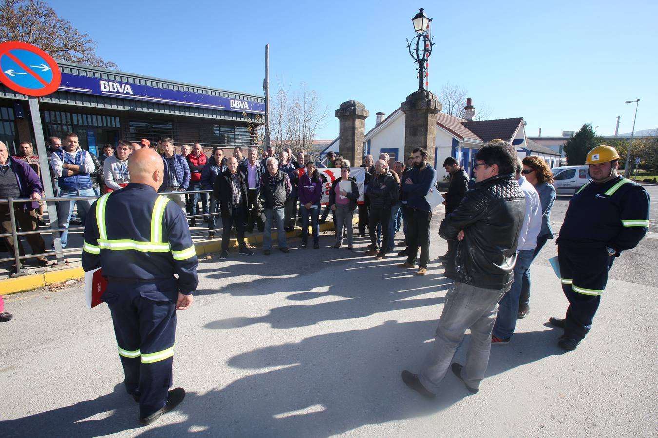 Protesta de los trabajadores de Gerdau en Reinosa