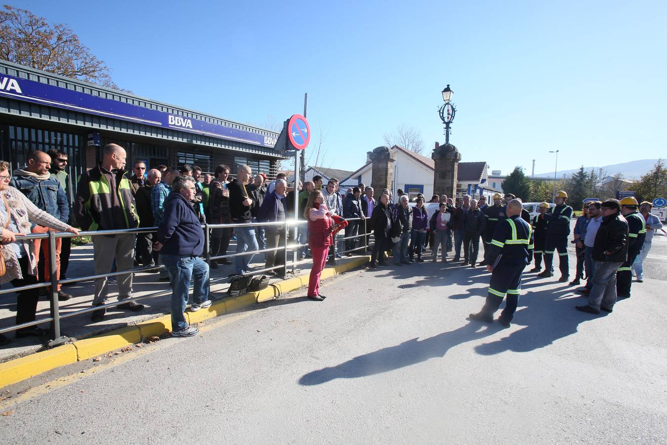 Protesta de los trabajadores de Gerdau en Reinosa