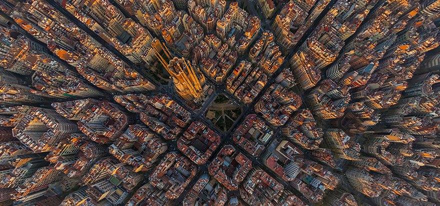 Barcelona. Diferentes paisajes que ya son fascinantes desde tierra, pero que se vuelven más espectaculares todavía en estas tomas aéreas