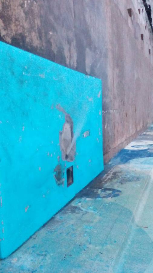 Daños provocados por las olas en Castro Urdiales