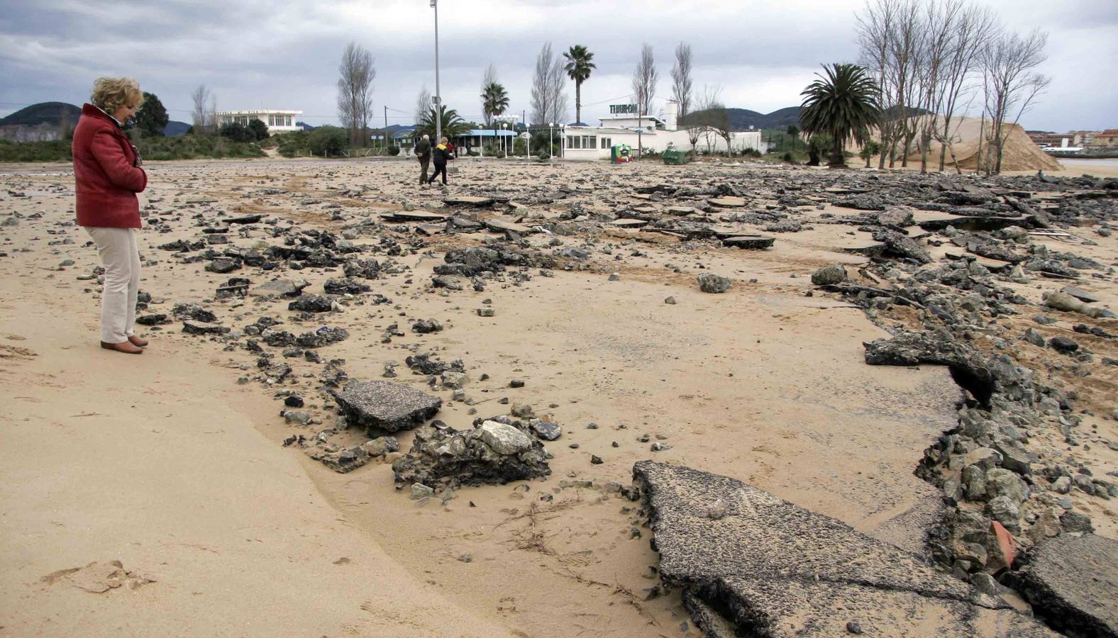 El Puntal de Laredo, de nuevo el mas afectado
