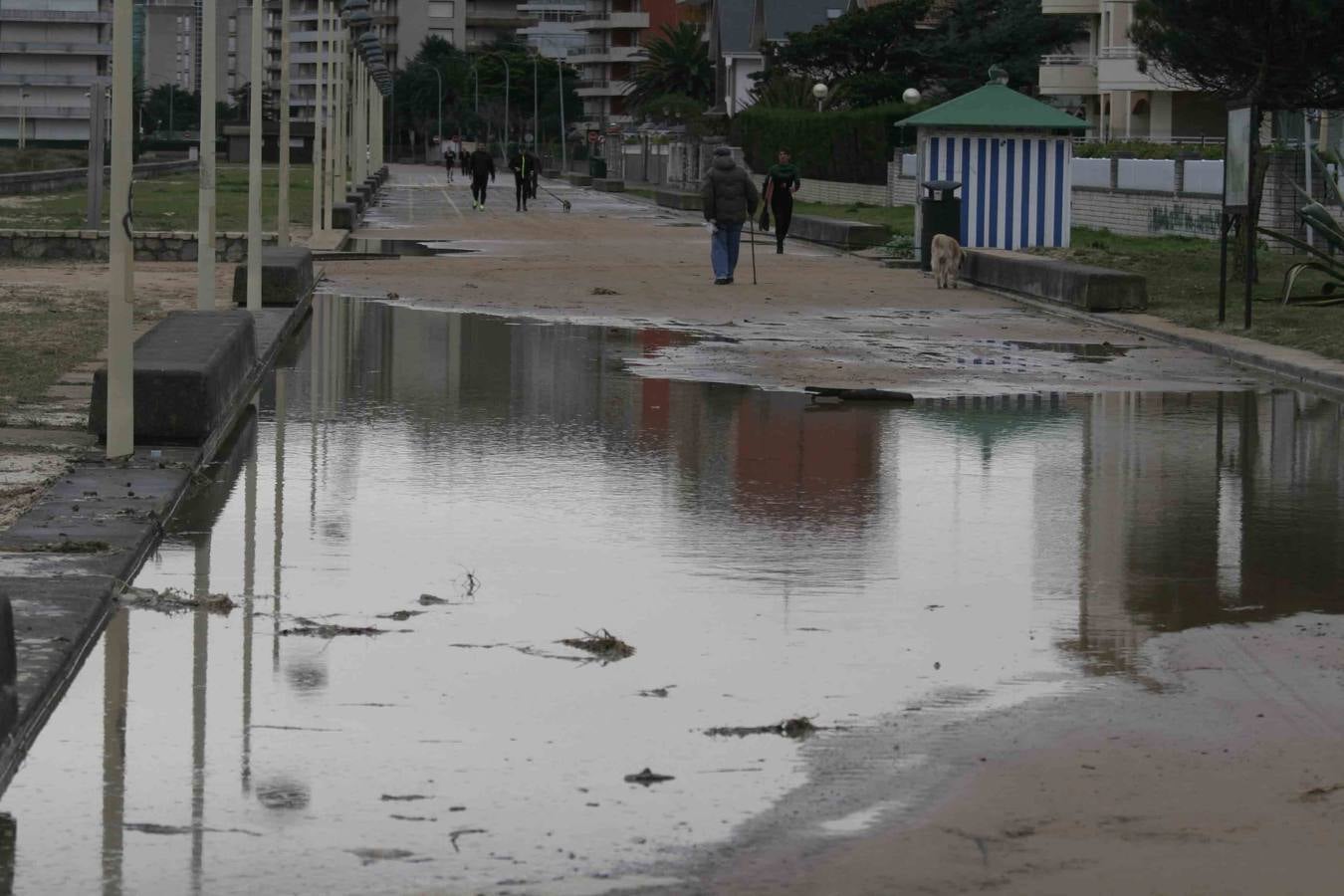 El Puntal de Laredo, de nuevo el mas afectado