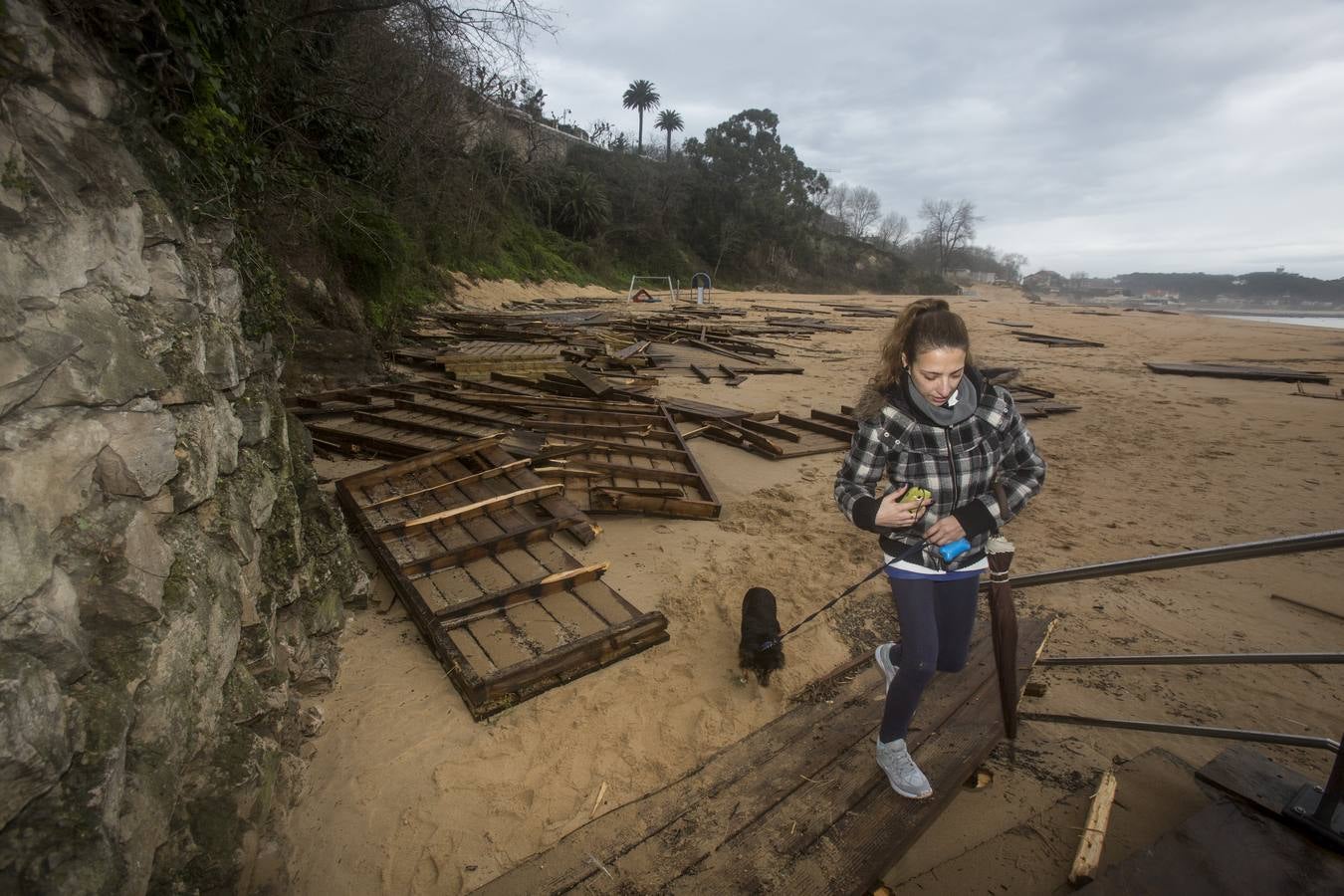 Santander se despierta tras el temporal