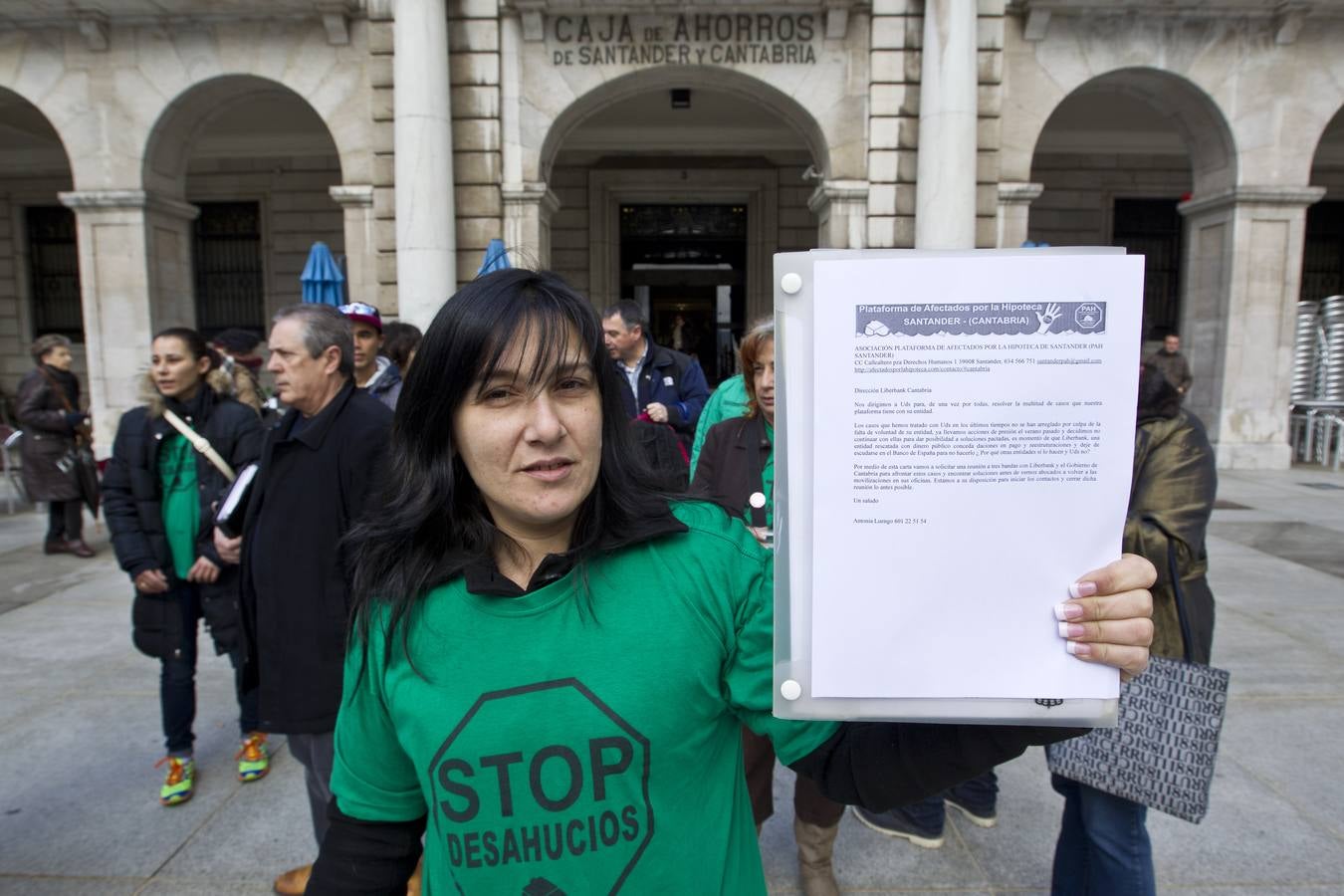 La PAH contra Liberbank