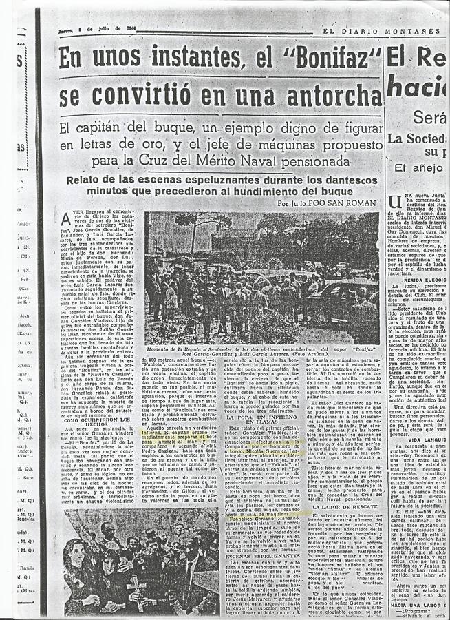 Las huellas del naufragio del &#039;Bonifaz&#039;