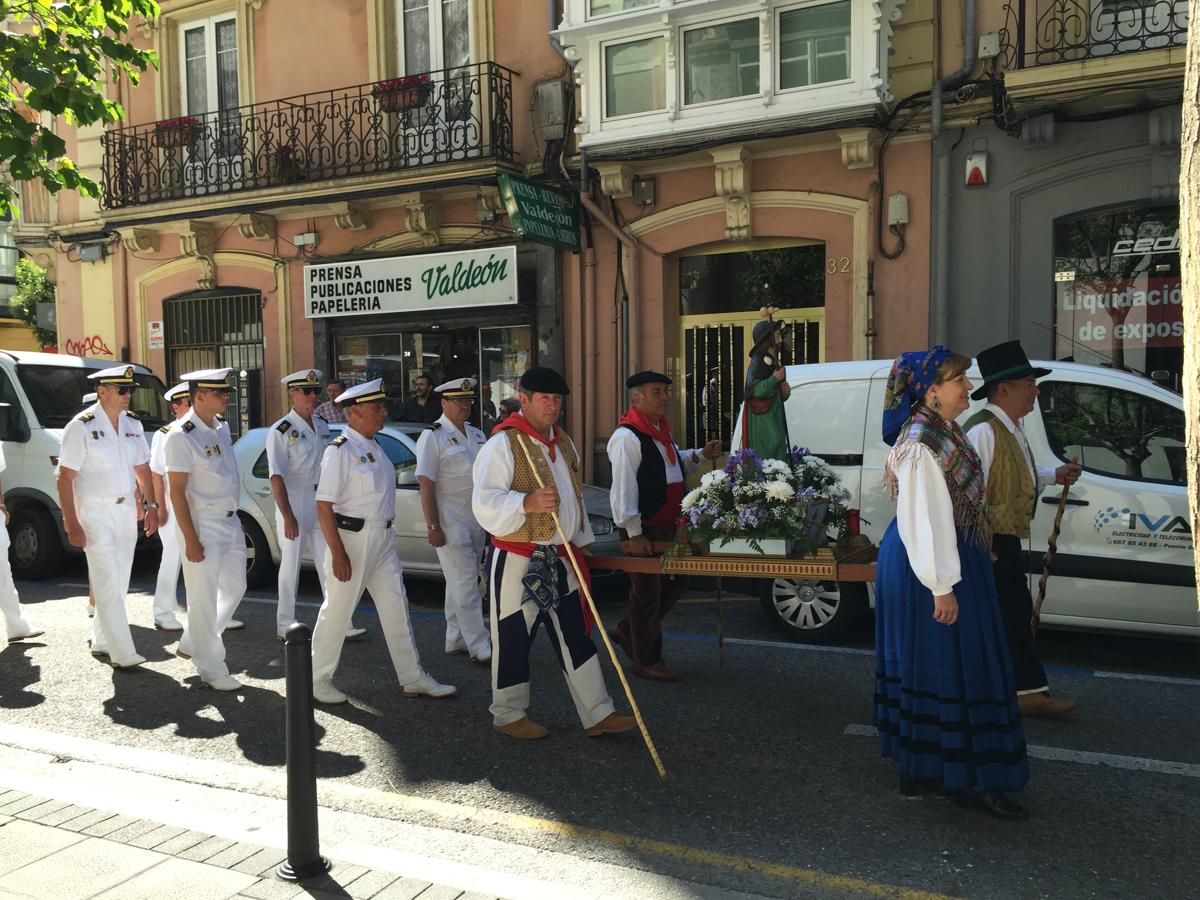 El centro gallego de Santander festeja Santiago