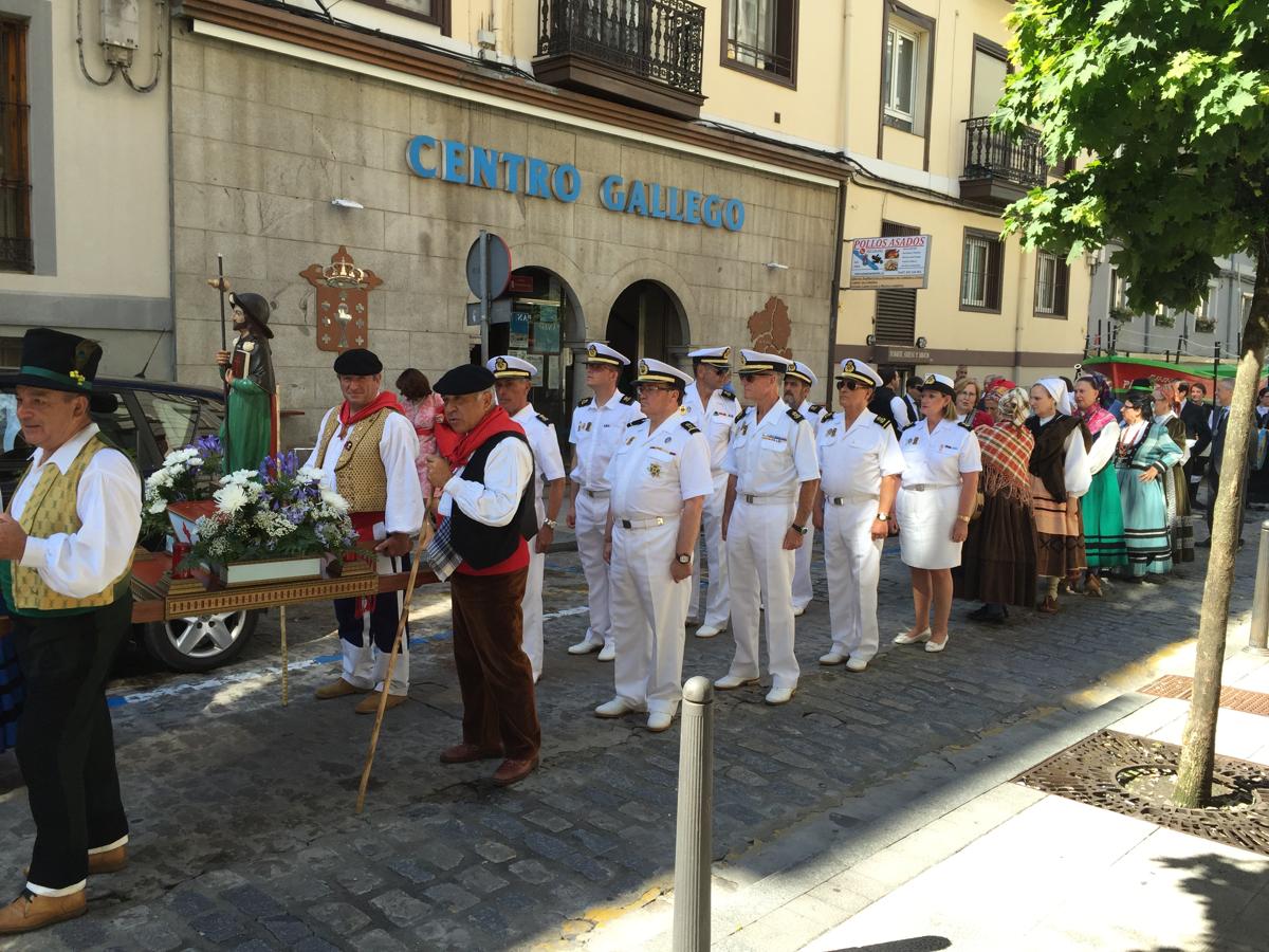 El centro gallego de Santander festeja Santiago