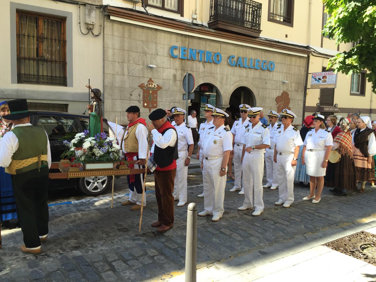 El centro gallego de Santander festeja Santiago