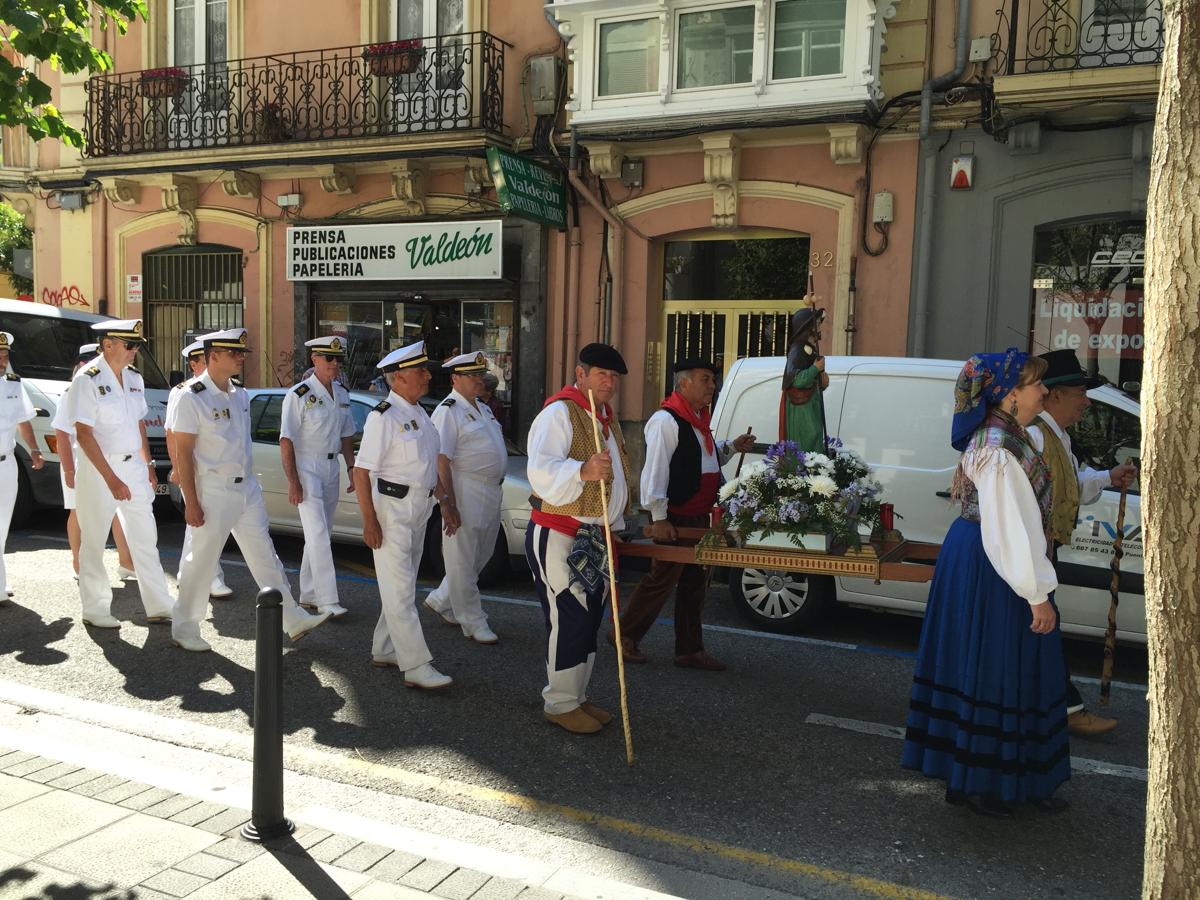 El centro gallego de Santander festeja Santiago