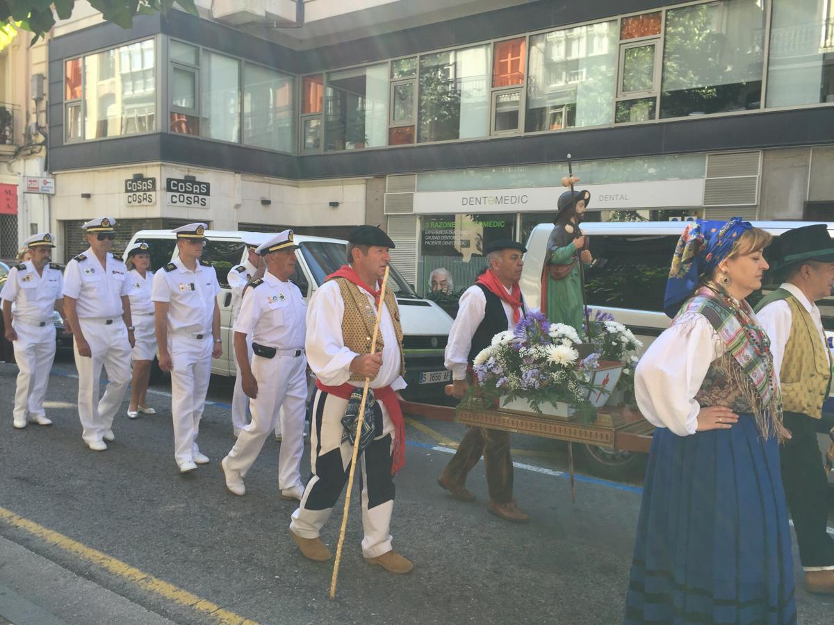 El centro gallego de Santander festeja Santiago