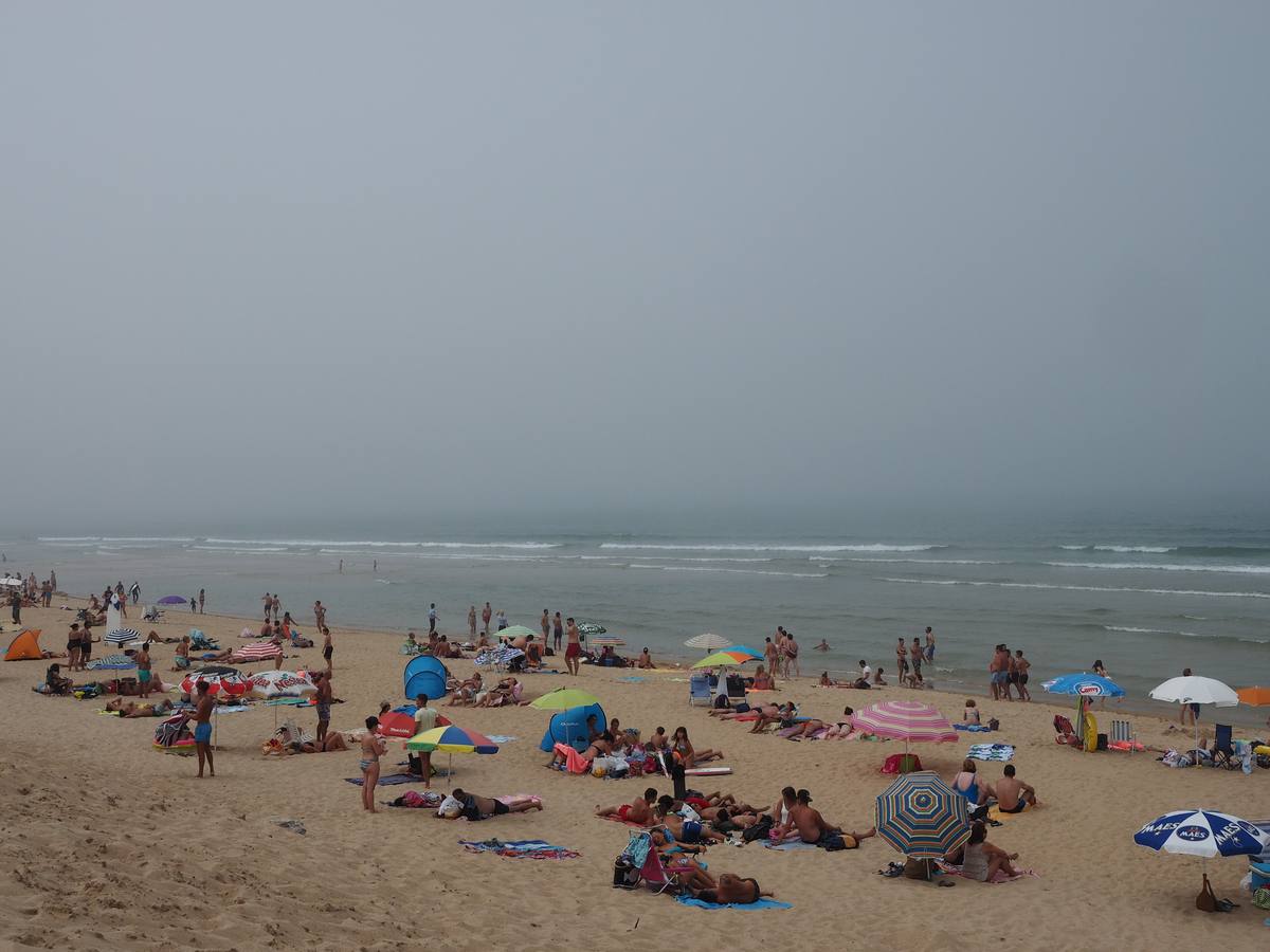 Niebla intensa en las playas