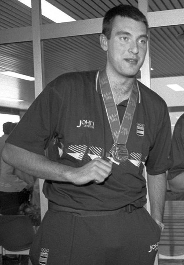 Atlanta, 1996. Chechu Fernández (Jesús Fernández Oceja), medalla de bronce en balonmano.