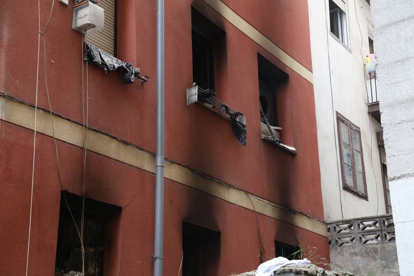 Incendio en la calle Cisneros