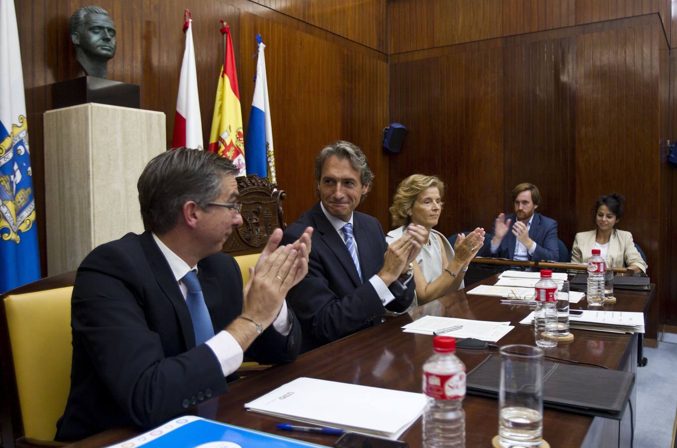2012. Satisfacción tras la aprobación del Plan General de Ordenación Urbana de Santander, PGOU.