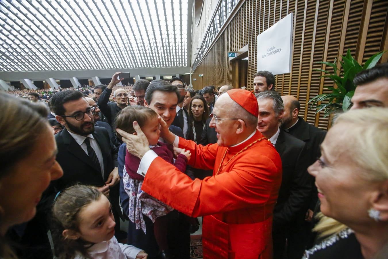 Recepción de Carlos Osoro tras ser investido cardenal