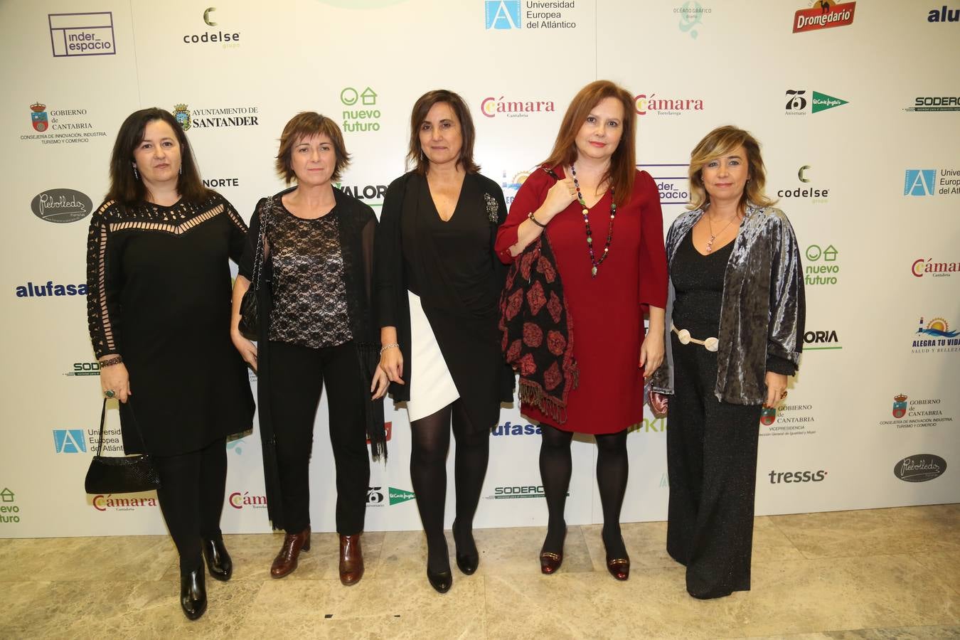 Almudena Carriles, Carmen Lamadrid, Ana Cachón, Emilia Díaz y Olga Dasgoas.