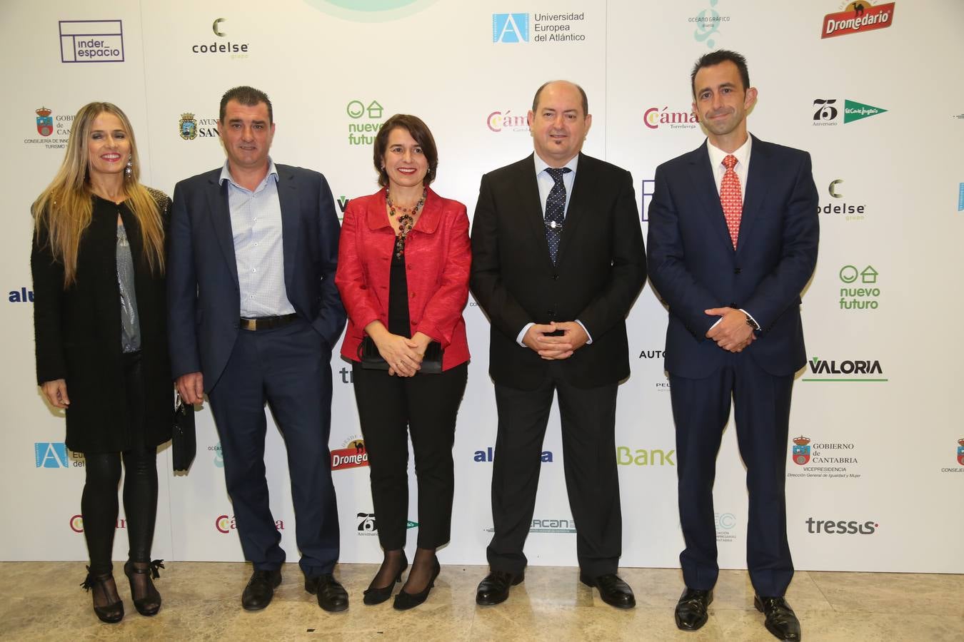 Fina Prieto, Luis Delgado, Charo Baqué, José Luis Rodríguez y Fernando Franco.