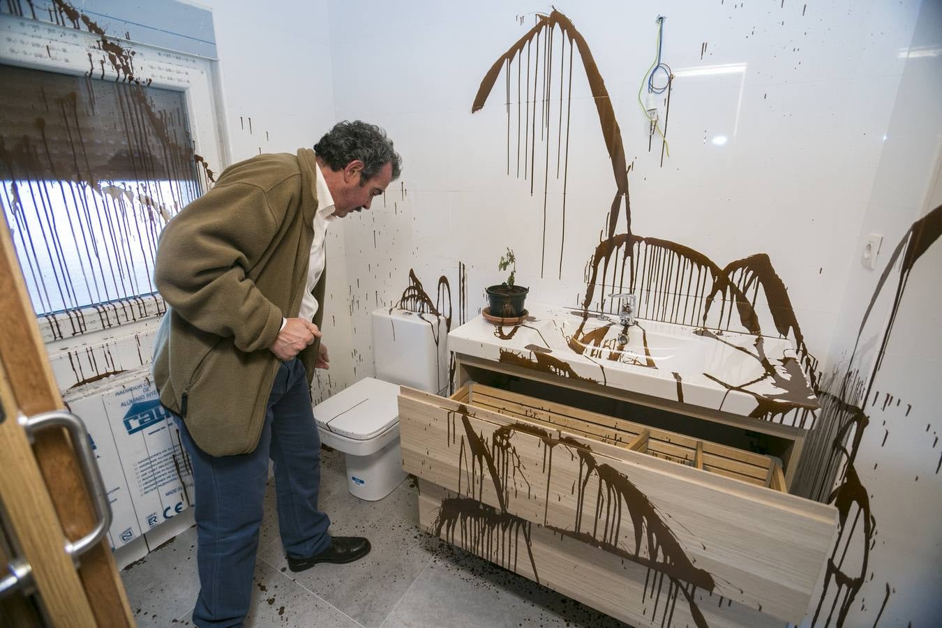 Ataque vandálico a la casa del exalcalde de Corvera de Toranzo