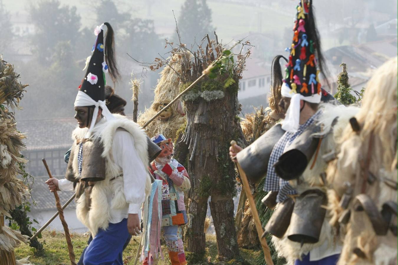 La Vijanera, primera mascarada del año