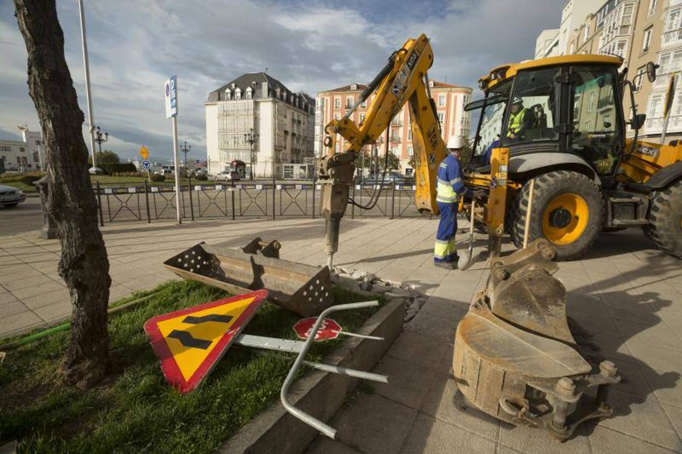 Arrancan las obras del carril-bici entre Puertochico y Los Castros