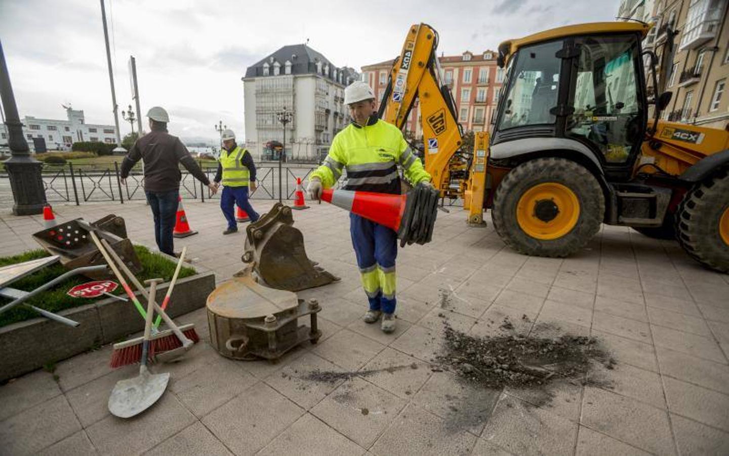 Arrancan las obras del carril-bici entre Puertochico y Los Castros