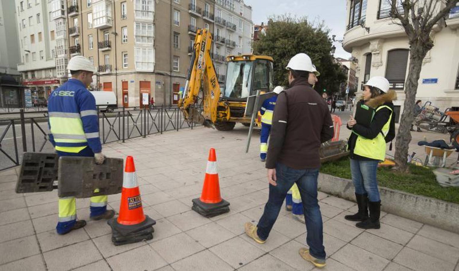 Arrancan las obras del carril-bici entre Puertochico y Los Castros