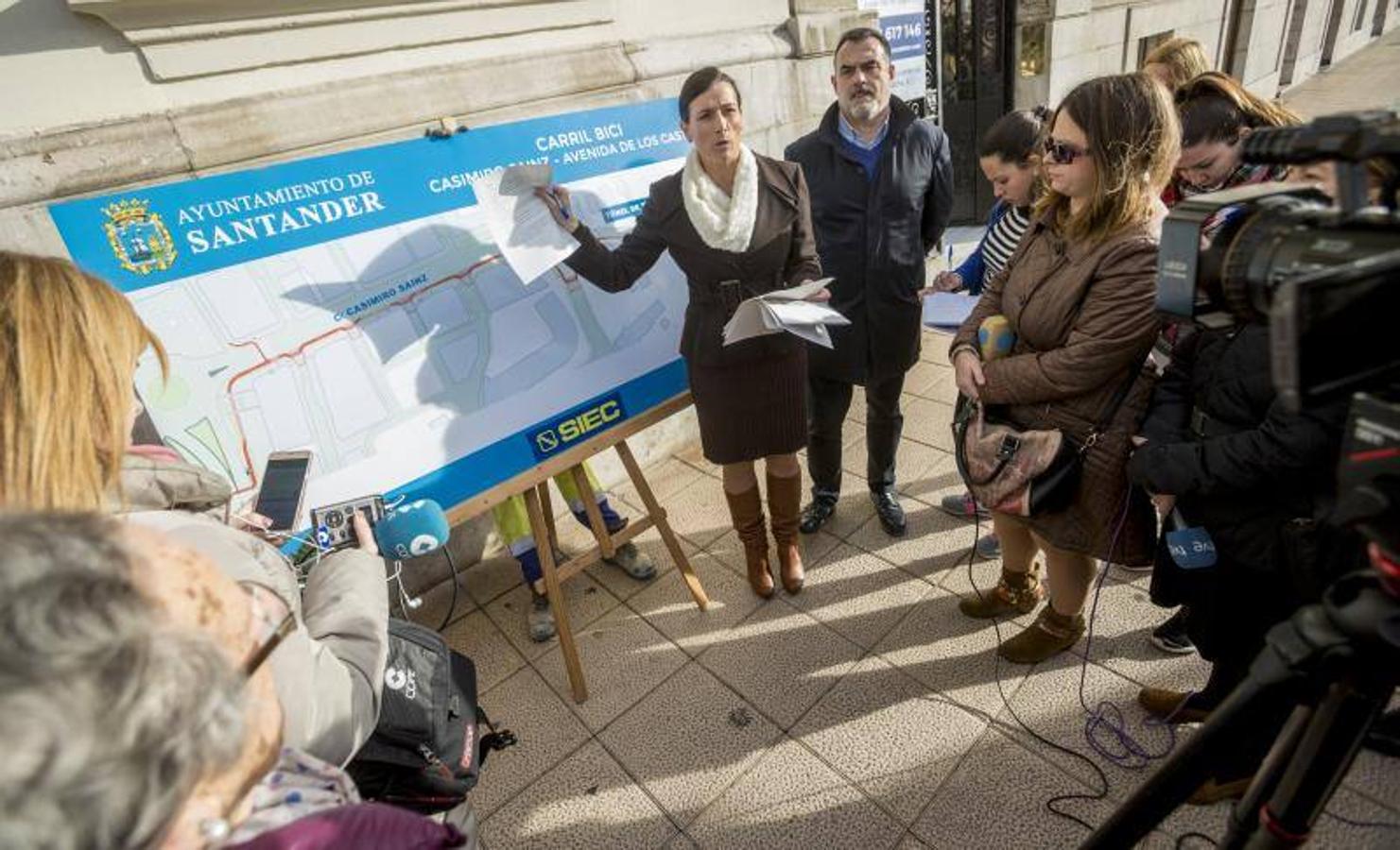 Arrancan las obras del carril-bici entre Puertochico y Los Castros